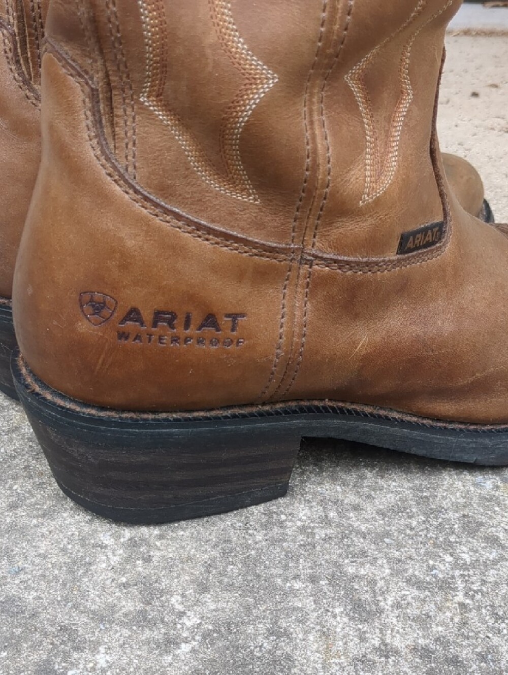 Ariat Waterproof Work Boots – Size 9.5D ASTM F2892‑11 EH Rated-Electrical Hazard